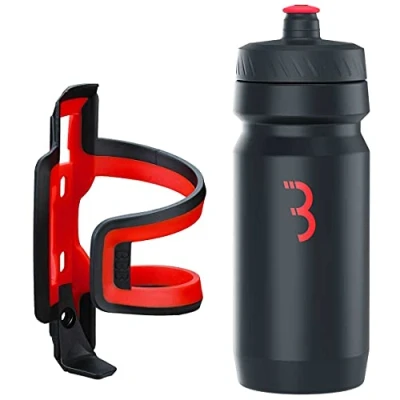 Obrázek BBB Cycling držák na láhev jízdní kolo Combo Fueltank vodu BBC 40C, černá červená, 550 ml