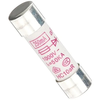 Obrázek PeakTech Sada keramických jemných pojistek 250 mA / 1000 V, 10,3 x 38 mm, audio a HiFi, 10 kusů, P 7500