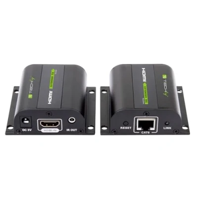 Obrázek Techly IDATA EXT E70I HDMI Extender mit IR, 60m Schwarz