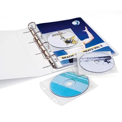 Obrázek Durable 522319 obal na CD Easy (pro 2 CD/1CD s Booklet, PP, 155 x 240 13 mm) 10 ks tr