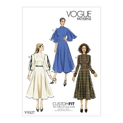 Obrázek Vogue Patterns V9327A5 V9327, Vogue, nähen, Muster, vorlage, Papier/Karton, weiß, 6 8 10 12 14