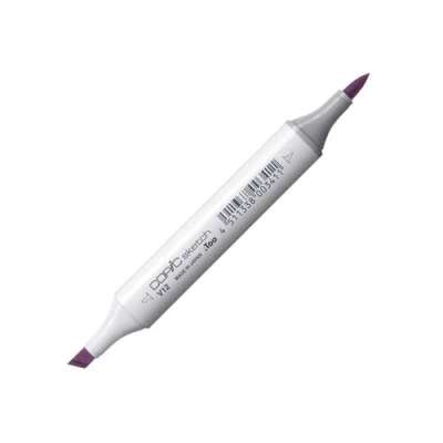 Obrázek COPIC Popisovač Sketch Typ V 12, Pale Lilac, profesionální zvýrazňovač štětců, se super hrotem a špičkou pro střední broad