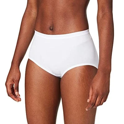 Obrázek Schiesser Dámské luxusní slipy Midi Slip v pase, bílé (bílé 100), 46