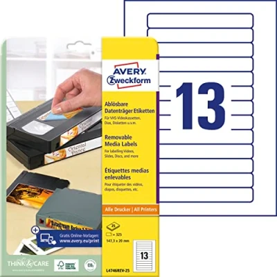 Obrázek AVERY Zweckform L4738REV 25 etikety na disketkách
