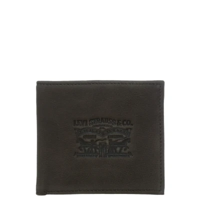 Obrázek Levi&#039;s Clairview Bifold 222539 4 Pánské peněženky na mince, 2 x 10 11 cm (Š V H), Tmavě hnědá