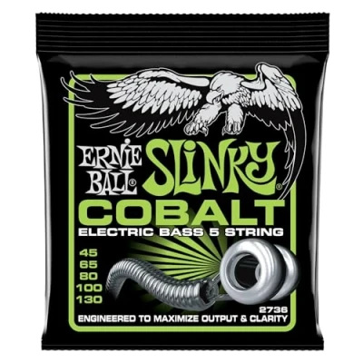 Obrázek Ernie Ball Slinky Cobalt E basové struny, pro 5 tloušťka 45130