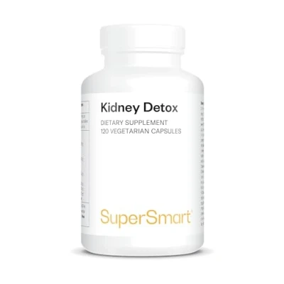 Obrázek Supersmart Kidney Detox Formula extrakt z phyllanthus nuri pomáhá proti ledvinovým kamenům bez GMO a lepku 120 vegetariánských kapslí