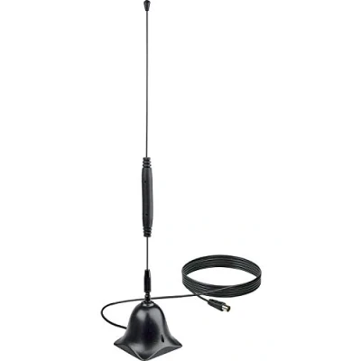 Obrázek Schwaiger ANT02DTA 031 max. 35dB DVB T/DVB T2 digitální tyčová anténa / pokojová (TV/PC) stabilní stojan přijímá FM a DAB+ rozsah vč. anténního kabelu (VHF/UHF)