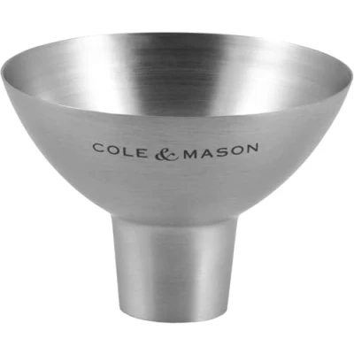Obrázek Cole &amp; Mason Nálevka z ušlechtilé oceli pro plnění mlýnků na sůl, pepř nebo koření