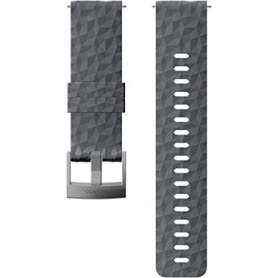Obrázek Suunto Ersatz Uhrenarmband, für alle Spartan Sport WRH und 9 Uhren, Silikon, Länge: 22,3 cm, Stegbreite: 24 mm, Grau/Silber, Inkl. Stifte zur Montage, SS050222000