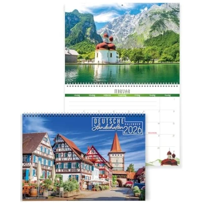 Obrázek Německý kalendář krajiny 2025, krásný 2025 nástěnný s ohromujícími fotografiemi Německa, od Just Cards