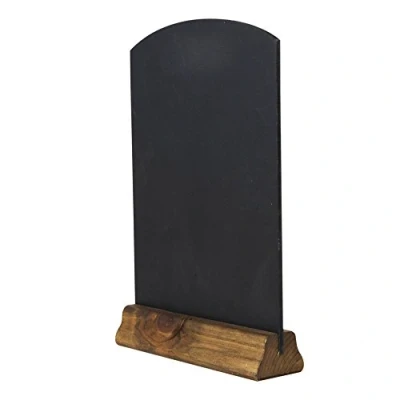 Obrázek Chalkboards UK WC124F stolní křídová tabule s podstavcem, dřevo, rustikální hnědá, A4, 31 x 21 4 cm