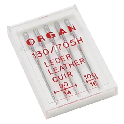 Obrázek Alfa Organ Nadeln für Nähmaschine, Leder nº90 Nº100, Edelstahl