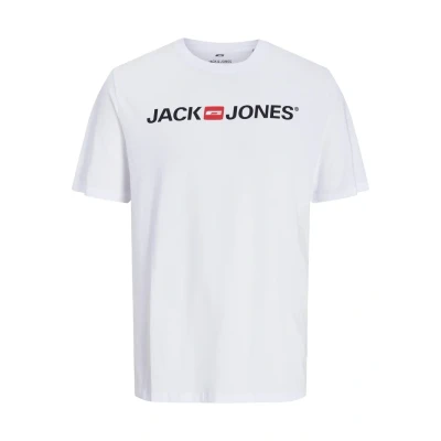 Obrázek Jack &amp; Jones Jjecorp LOGO CREW NECK Triko s potiskem, Muži, Velikost: Small, White