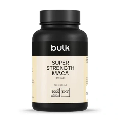 Obrázek Bulk Extra silné Maca kapsle, 5000 mg, 90 kapslí, porcí, balení se může lišit