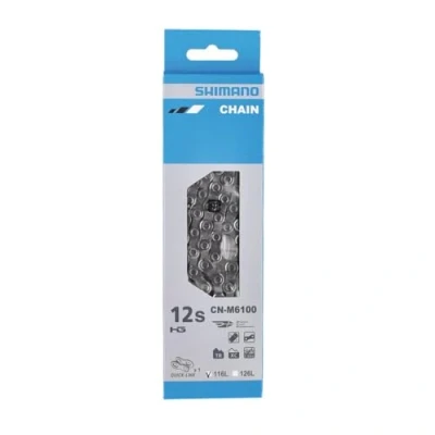 Obrázek Shimano Deore CN M6100 balený 116 článků se spojkou (12s) Řetěz