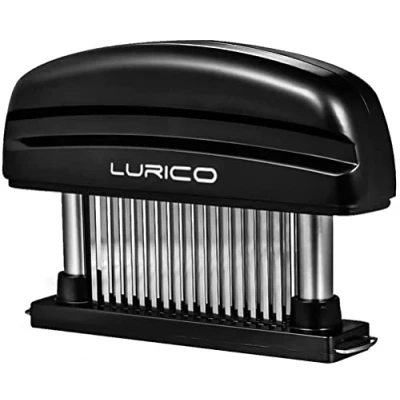 Obrázek LURICO Palička na maso, tenderizér masa, jemnost masa Meat Tenderizer 48 ušlechtilá ocel Ultra Sharp jehla čepele Tenderizers, manuální kuchyňské náčiní vaření pro steaky, hovězí maso