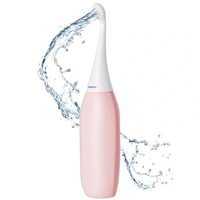 Obrázek Happy Po sprcha pro intimní hygienu přenosná bidet ruční na cesty a všední den udržitelné čištění snadné použití, vhodná každou životní situaci růžová