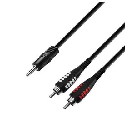 Obrázek Audio Kabel 3,5 mm Jack Stereo na 2 x Cinch male