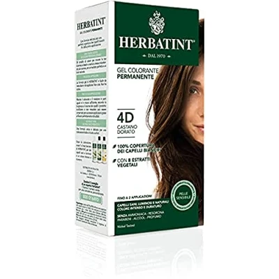 Obrázek Herbatint 4D Golden Chestnut Permanent Herbal Hair Colour Gel 135 ml