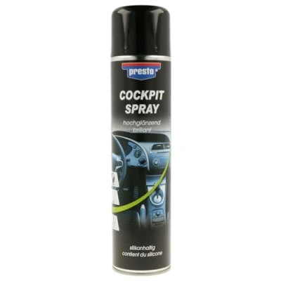 Obrázek presto 383243 sprej na kokpitu vysoký lesk 600 ml