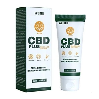 Obrázek Weider protizánětlivý krém s CBD ideální pro masáže, 70 ml (balení 16 ks)