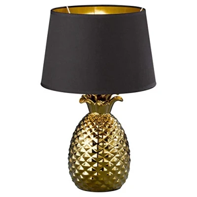 Obrázek Stolní lampa od Reality Leuchten, keramická s textilním stínítkem
