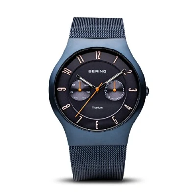 Obrázek BERING Dámské hodinky Quarz Movement Classic Collection s ušlechtilou ocelí a safírovým sklíčkem 13436 XXX náramkové hodinky, Modrá/modrá, Modrá/modrá