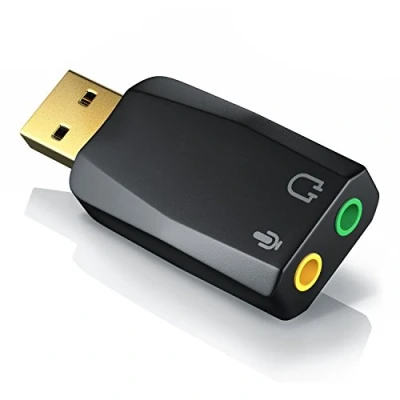 Obrázek CSL externí USB zvuková karta s virtuálním prostorovým zvukem, Plug and Play