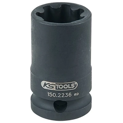 Obrázek KS Tools 150. 2236 1/2 palce speciální nástrčná hlavice brzdového sedla, AS 22