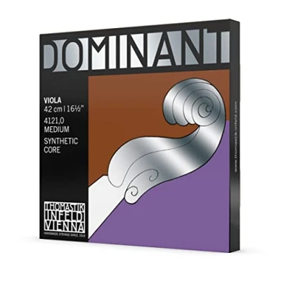 Obrázek Thomastik 637095 struny pro Viola Dominant nylonové jádro, sada střední Mensura 420 mm / 16,5 palců