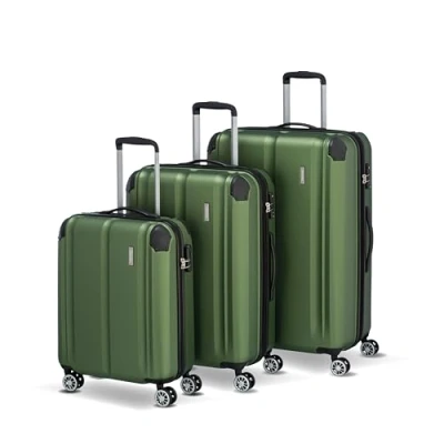 Obrázek Travelite Kufr CITY 4w, Zelená, 4w Trolley