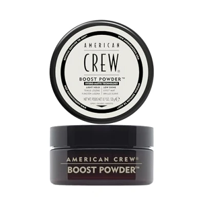 Obrázek AMERICAN CREW Classic Boost Powder, 20 g, stylingový pudr pro muže, vlasový produkt se středním držením, hustší, drsnější vlasy a matný povrch