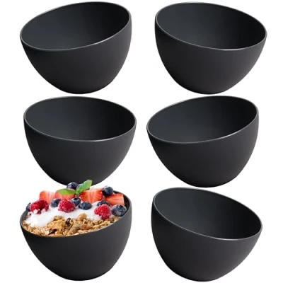 Obrázek Hausfelder Sada 6 misek na müsli Bowl nerozbitné 750 ml dezertní misky polévku a z plastu