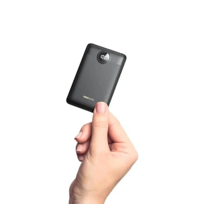 Obrázek VEEKTOMX powerbanka Mini 10 000 mAh PD 22,5 W, rychlé nabíjení, USB C, kompatibilní s iPhone/iPad/Samsung Galaxy/Huawei/Xiaomi/OnePlus atd. (černý)