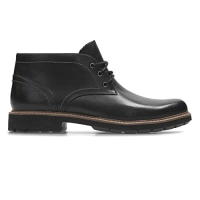 Obrázek Clarks Pánské Batcombe Lo Chelsea Boots, Černá Black Leather
