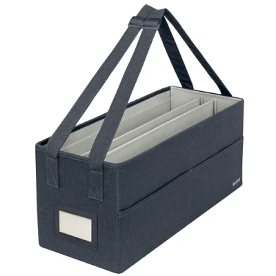 Obrázek Leitz Desk Sharing Arbeitstasche aus Stoff für hybrides und mobiles Arbeiten, Faltbare Laptop Tasche &amp; Aufbewahrungstasche Büro Zubehör, Hot Desking Bag mit Tragegriffen, Grau, 64440089