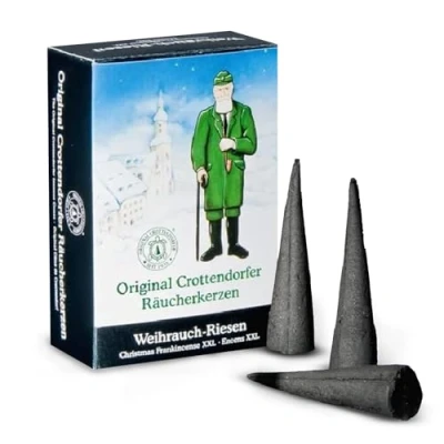 Obrázek Originální Crottendorfer obrovské vonné svíčky vůně: Vánoční kadidlo množství: 20 kusů velikost: XXL Made in Germany