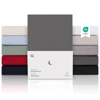 Obrázek Blumtal® Prémiové napínací prostěradlo 180 x 200 cm Jersey s certifikací Öko TEX bavlna