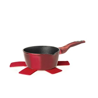 Obrázek Excelsa Phoenix Kochtopf mit Antihaftbeschichtung, 1 Griff, Aluminium, Rot
