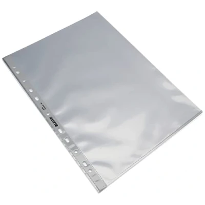 Obrázek Leitz Standardní sada pouzder na prospekty, 15 kusů, formát A4, čiré sklo s lesklým povrchem, 0,075 mm PP fólie, 47706002