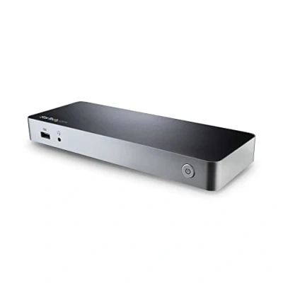Obrázek StarTech.com dokovací stanice Dual Monitor USB C pro Windows MST 60 W Power Delivery 4K HDMI na DVI adaptéry Laptop