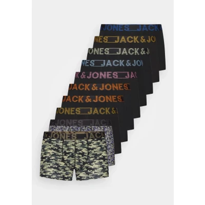 Obrázek Jack &amp; Jones Jacdanny Trunks 10 PACK Boxerky, Muži, Velikost: Small, Black