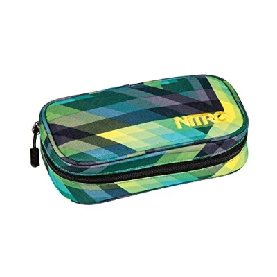 Obrázek Nitro, pružný penál, Pencil Case XL vč. trojúhelníku., Zelená