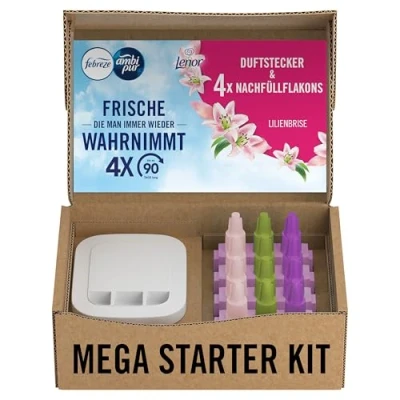 Obrázek Febreze Programovatelný osvěžovač vzduchu 3Volution Smart Starter Kit + doplňovací lahvičky