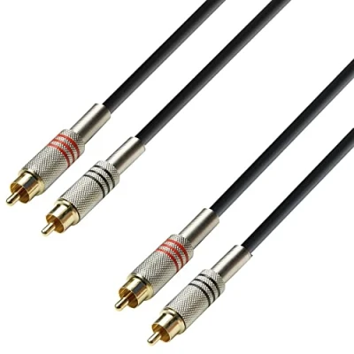 Obrázek Adam Hall Cables 3 STAR TCC 0600 Twin Kabel 2 x Rinch na Cinch 6 m