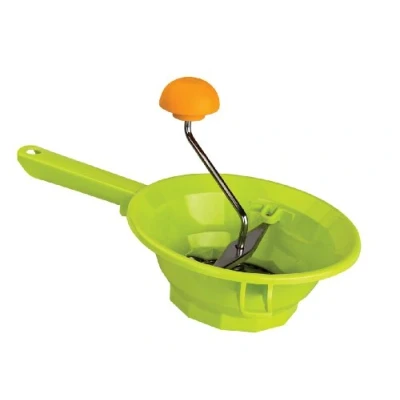 Obrázek IBILI PASAPURES PLASTICO 1 disko 20 cm, nerezová ocel, zelená/oranžová/stříbrná, x 23 2 jednotky