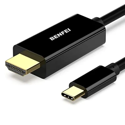 Obrázek USB C na HDMI kabeláže 1.83 m, Benfei Type to kabel HDTV adaptér konvertor Male s Audio
