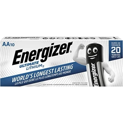 Obrázek Energizer Ultimate Lithium baterie AA Mignon Li FES 2 1,5 V 10 kusů