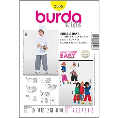 Obrázek Burda řezací vzor 2506 vel. 104 140